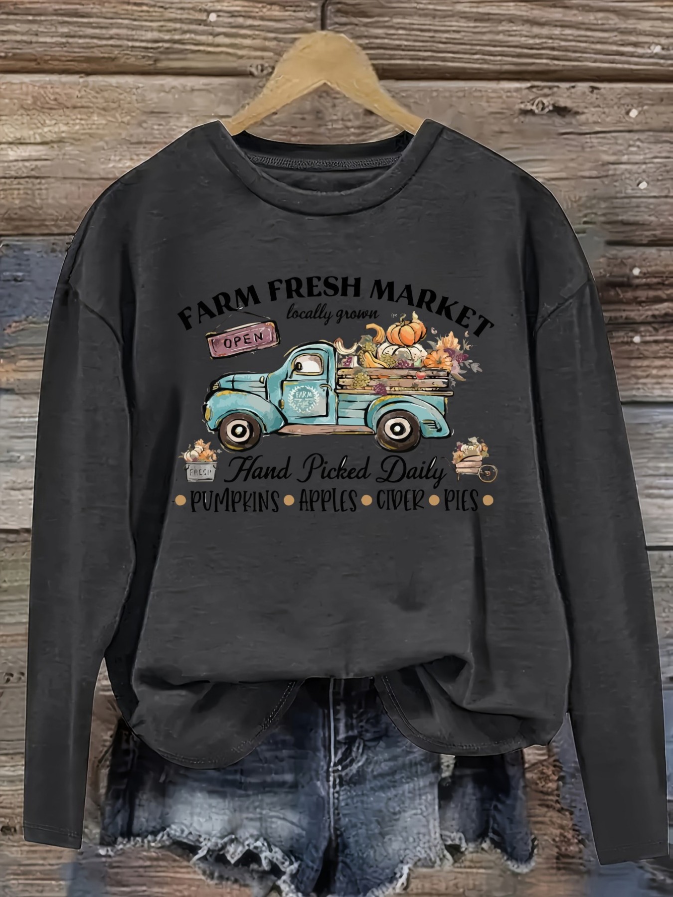 Camiseta Feminina Casual de Ma - Farming A avaliação e preço