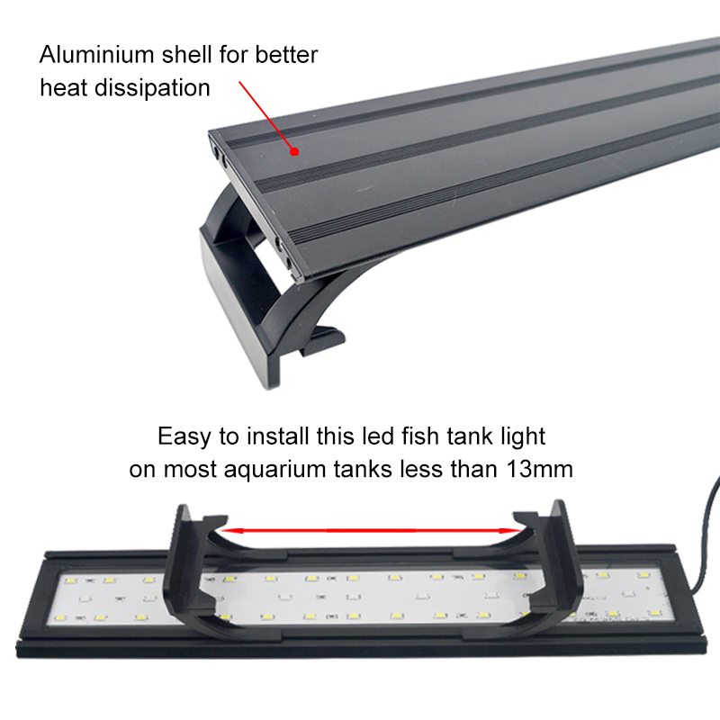 Luz led para aquário, 16-64cm, - Plant Growth Regulator avaliação e preço